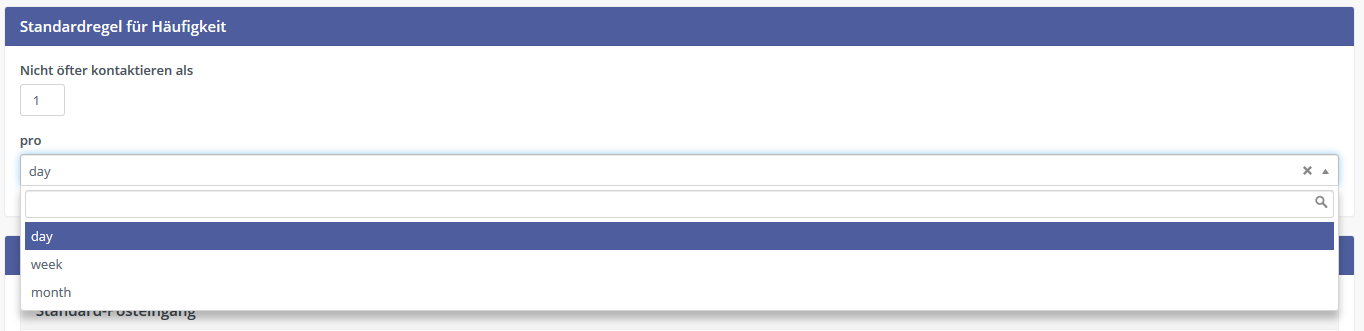Mautic Häufigkeits-Regeln für Kontaktaufnahmen