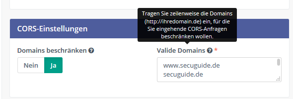 Mautic Kontakte Cors Eisntellungen Domain